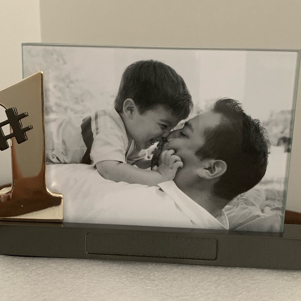 4x6 engravable glass frame